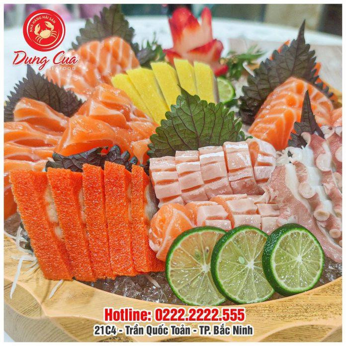 Hải sản tươi ngon tại nhà hàng Dung Cua