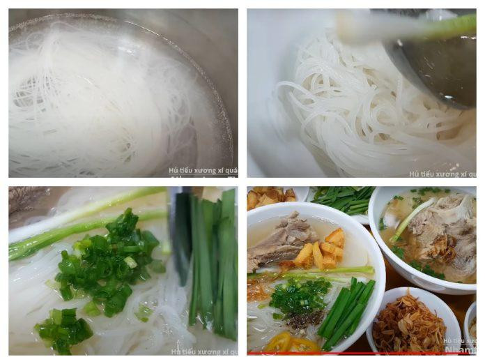 Hoàn thành tô hủ tiếu xương xí quách hấp dẫn
