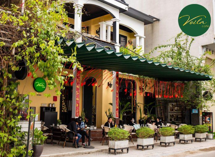 Không gian thư giãn tại Voila Café
