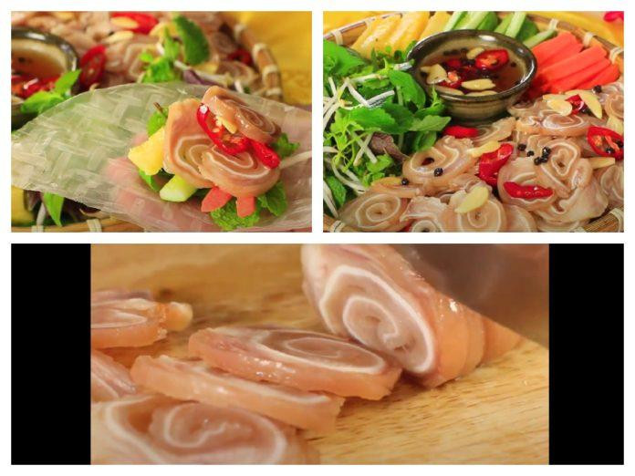 Cách làm món tai heo cuộn ngâm nước mắm chua ngọt chuẩn vị ngày Tết