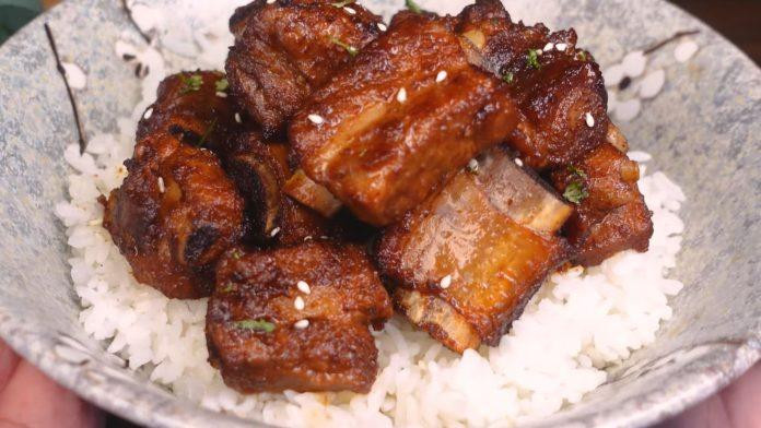 Nướng sườn bằng nồi chiên không dầu tiện lợi