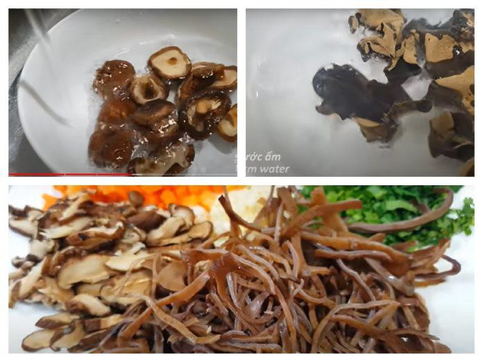 Sơ chế nấm