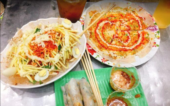 Bánh tráng nướng thơm ngon, nhân đầy đặn (Ảnh: Internet)