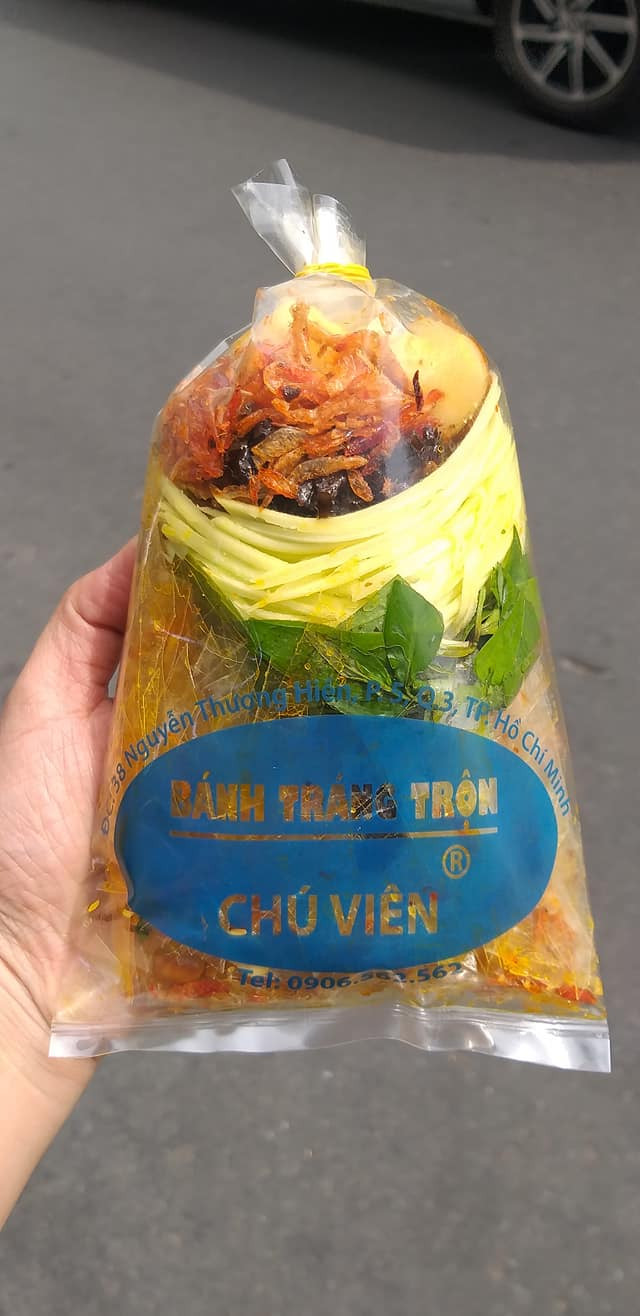 Bánh tráng trộn Chú Viên