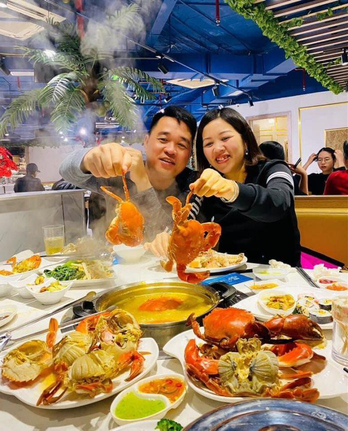 Hải sản tại Buffet Tân Cảng