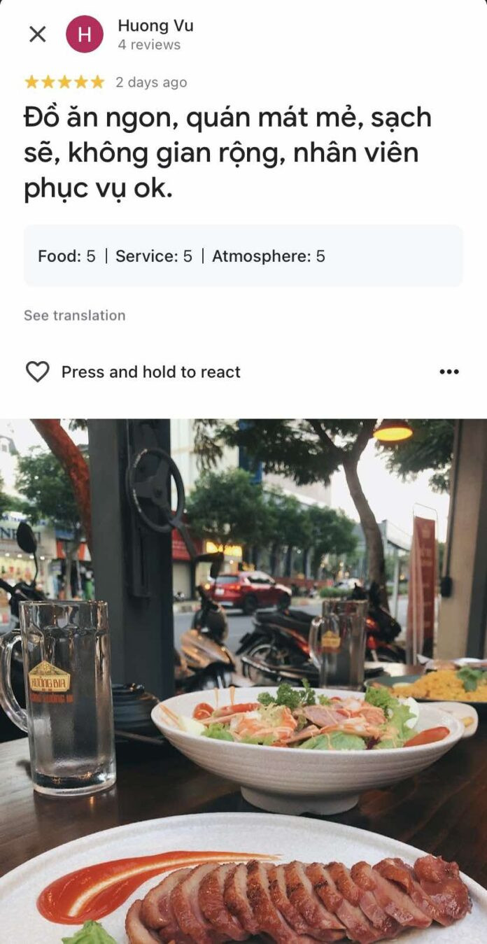 Không gian phong cách đường phố tại tầng trệt của Xưởng Bia Restaurant