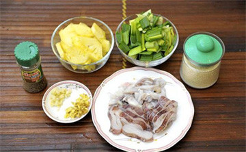 Nguyên liệu mực xào