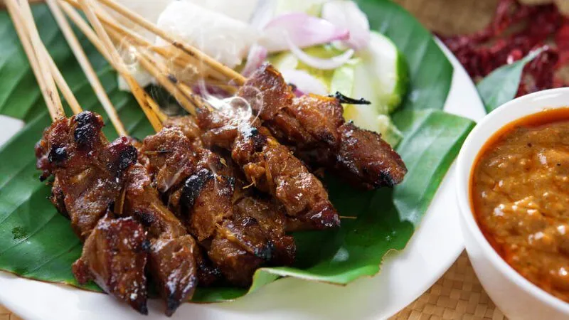 Thịt nai nướng sa tế