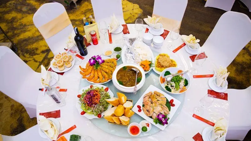 15 mẫu thực đơn đám cưới miền Nam được ưa chuộng