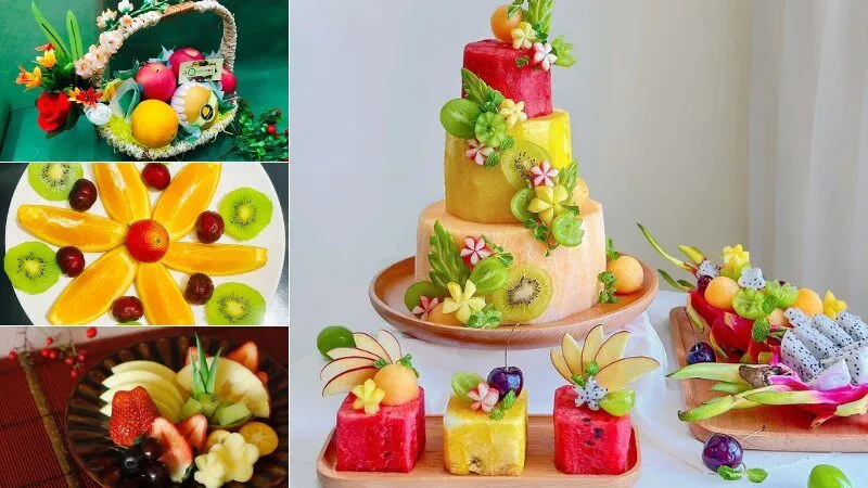 50 cách trình bày hoa quả đẹp mắt cho mọi dịp