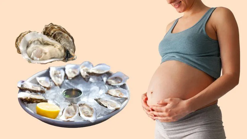 Bầu ăn hàu được không?