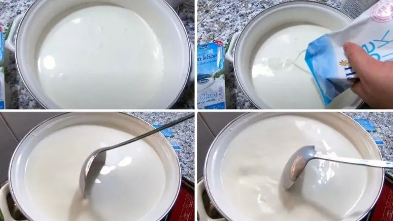 Bí quyết chuẩn bị hỗn hợp sữa cốt trước khi ủ