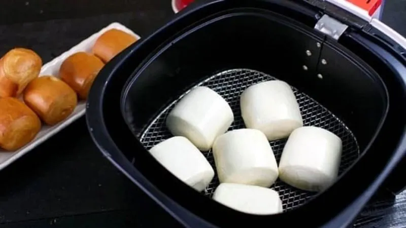 Cách hấp bánh bao bằng nồi chiên không dầu