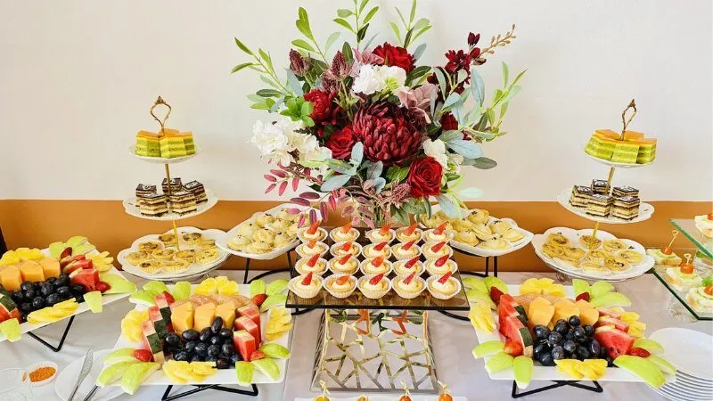 Trang trí đĩa hoa quả tráng miệng & tiệc tùng