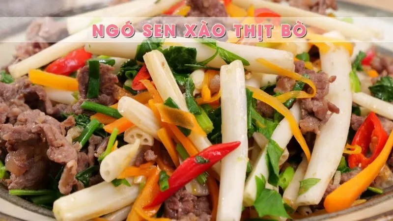 Gợi ý các món ngon từ ngó sen giúp mẹ bầu “đổi vị”