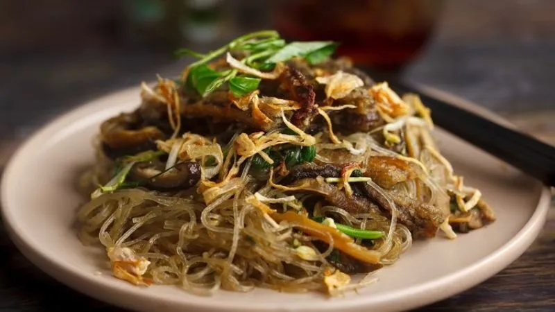 Miến lươn khô Hà Nội