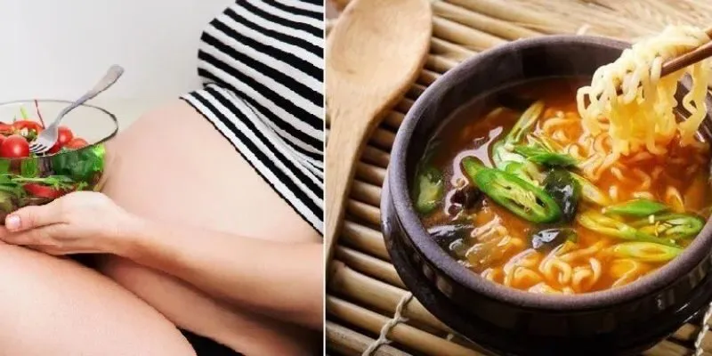 Tác dụng phụ khi bầu ăn mì cay quá nhiều