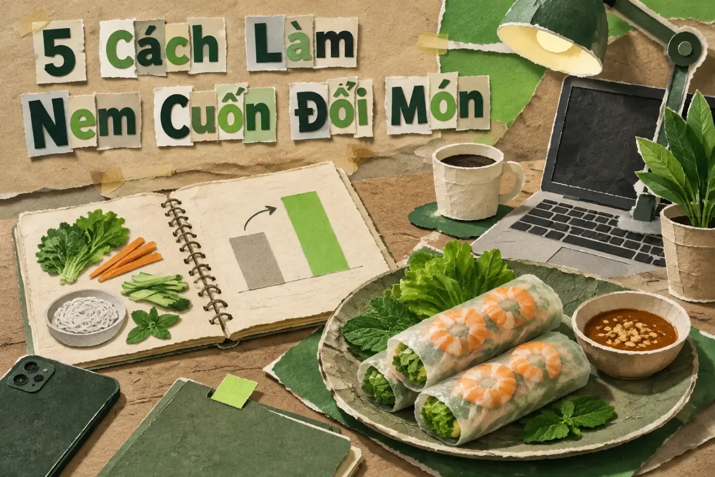 5 cách làm nem cuốn đổi món đãi cả nhà nhân ngày mát trời