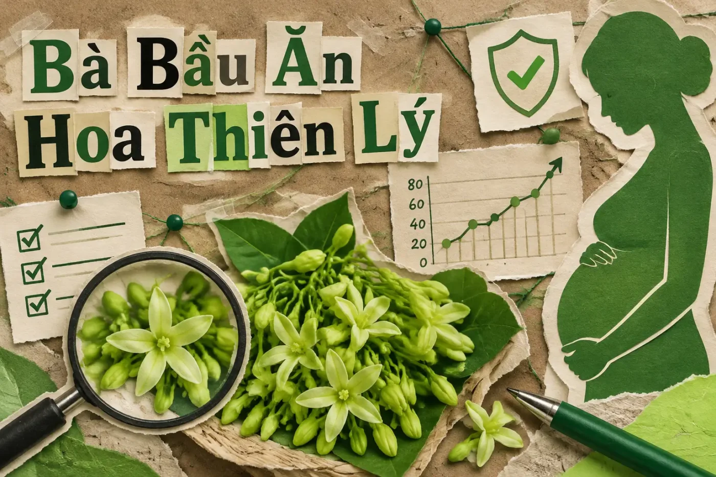Bà Bầu Ăn Hoa Thiên Lý Được Không
