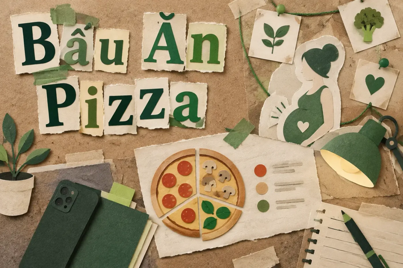 Bầu ăn pizza được không