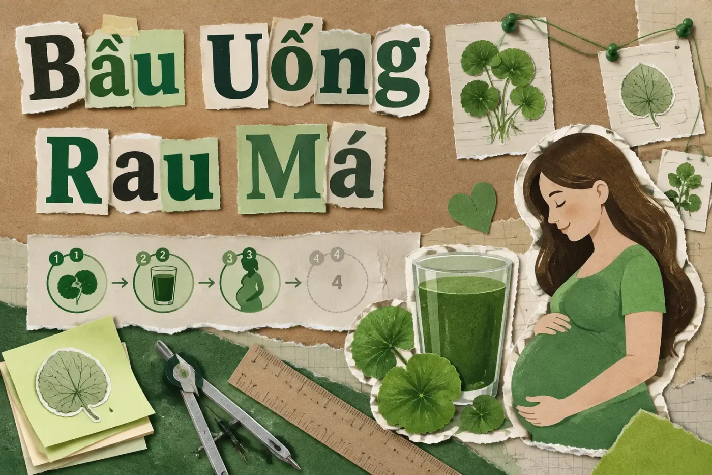 Bầu uống rau má được không
