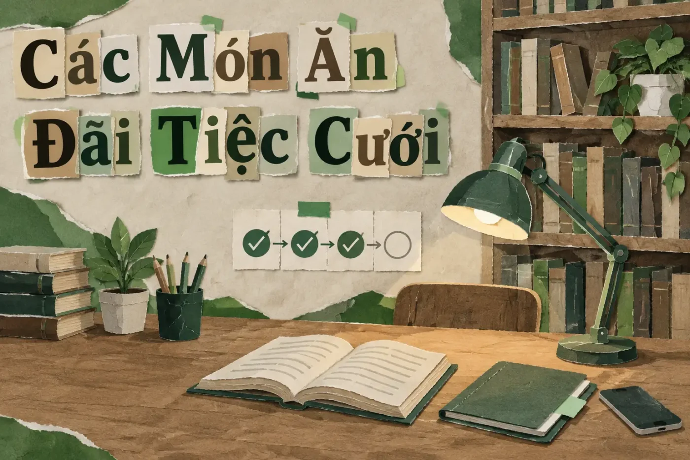 Các món ăn đãi tiệc cưới