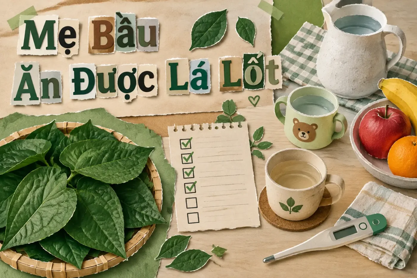Mẹ bầu ăn được lá lốt không